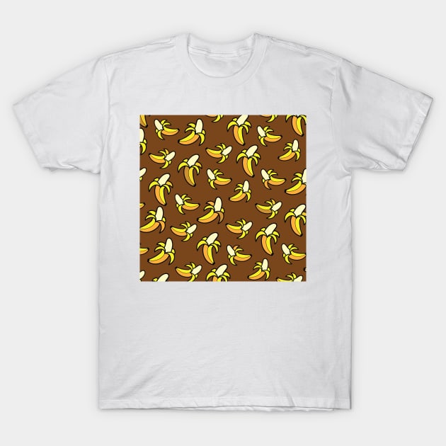 Banana Pattern 14 T-Shirt by B&K